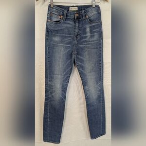Madewell High Rise Alley  Straight Leg Jeans 27